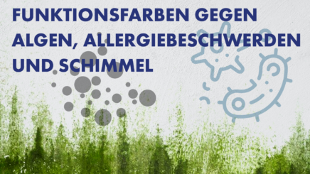 Funktionsfarbe gegen Schimmel und Algen